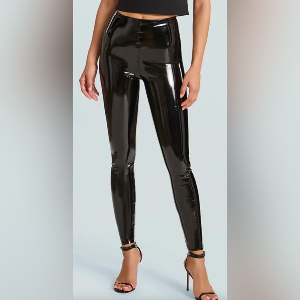 NWT Commando Black Faux Leather Legging